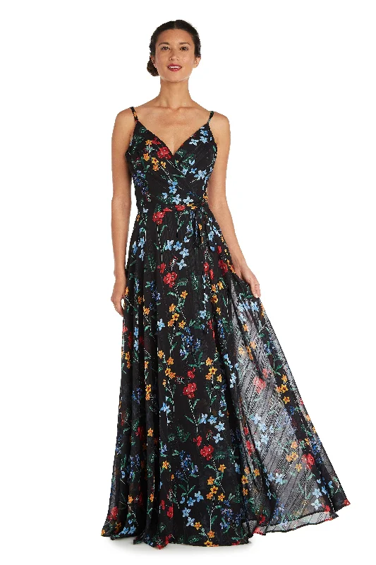 Modern Women's Clothes Nightway Long Formal Petite Floral Dress 22040P Sale