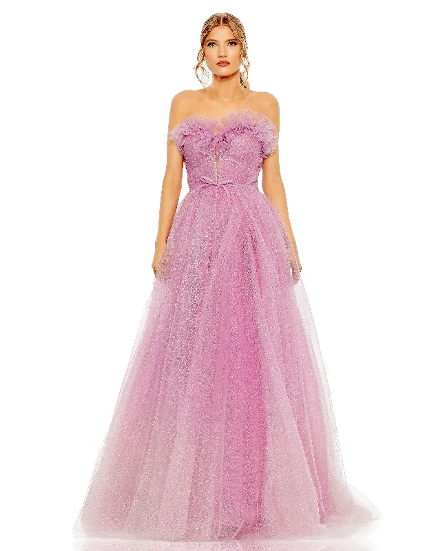 Chic Women's Attire Mac Duggal 20555 Prom Strapless Long Ball Gown