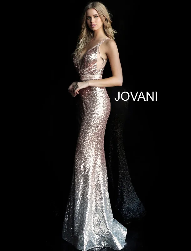 Women's Festive Attire Jovani 63439 Sexy Long Formal Dress Prom