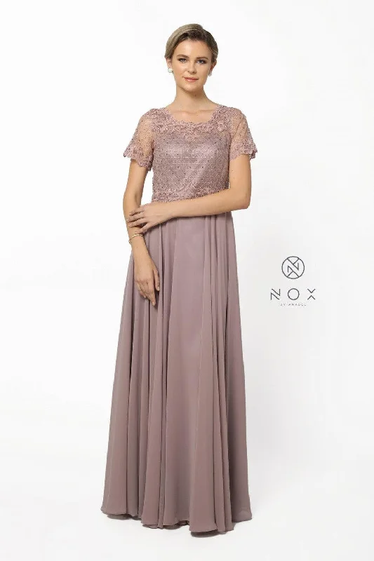 Women's Formal Event Attire Long Formal Mother of the Bride Dress