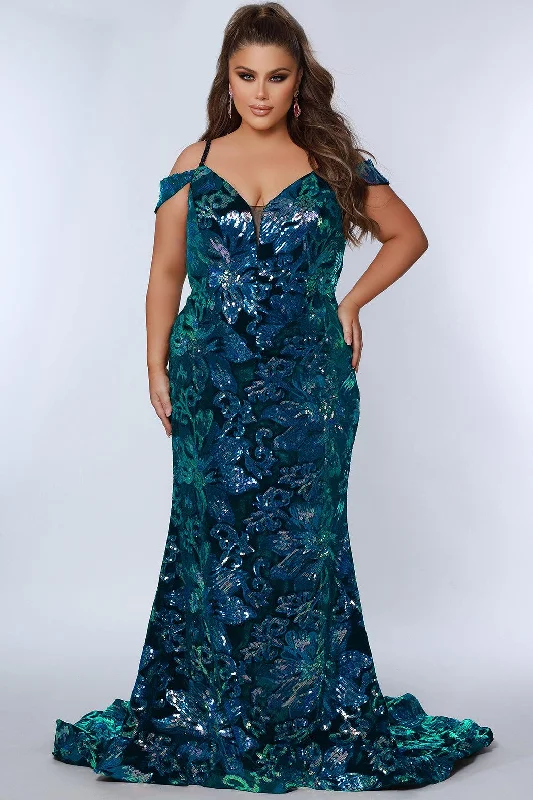 Women's Versatile Apparel Sydneys Closet JK2302 Prom Plus Size Long Formal Evening Gown