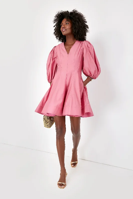 Women's Trendy Casual Clothes Pink Loraine Mini Dress