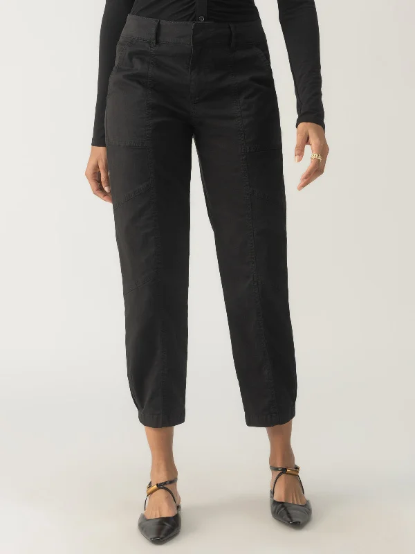 Women's Plus-Size Garments Sahara Tapered Standard Rise Pant Black