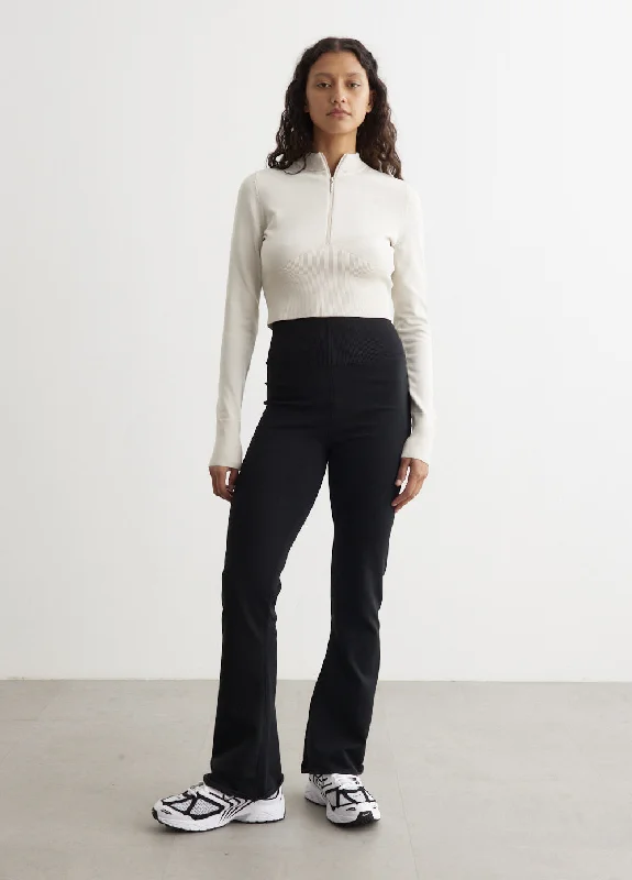 Women's High-End Clothing Nike Sportswear Chill Knit Tight Flared Pants