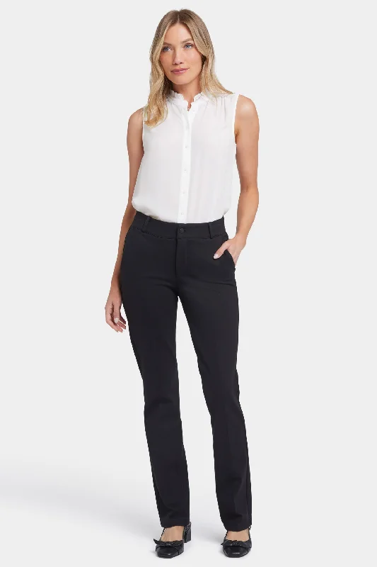 Women's Transitional Attire Classic Trouser Pants - Black