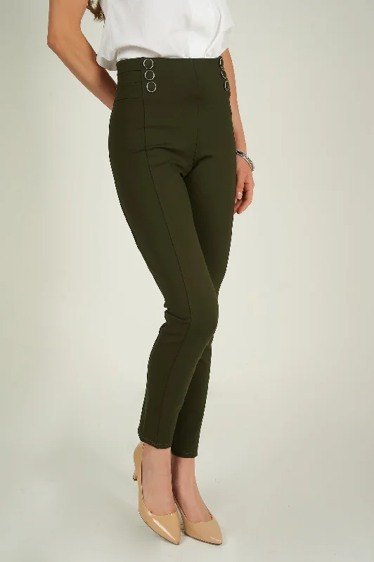 Classic Clothes For Women Pantalon à boutons - NESSIM - (E-C10)