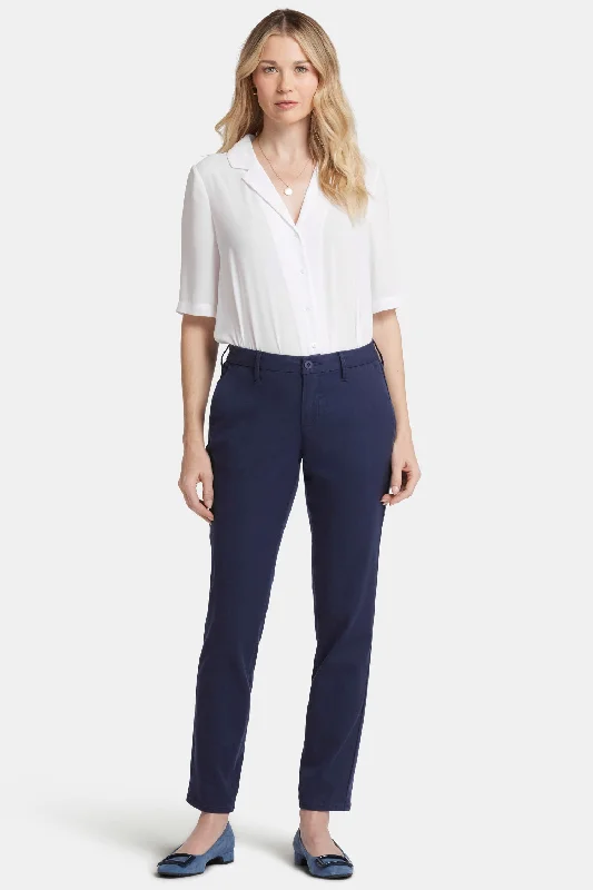 Women's Relaxed Outfit Sheri Slim Trouser Pants - Starless Sky