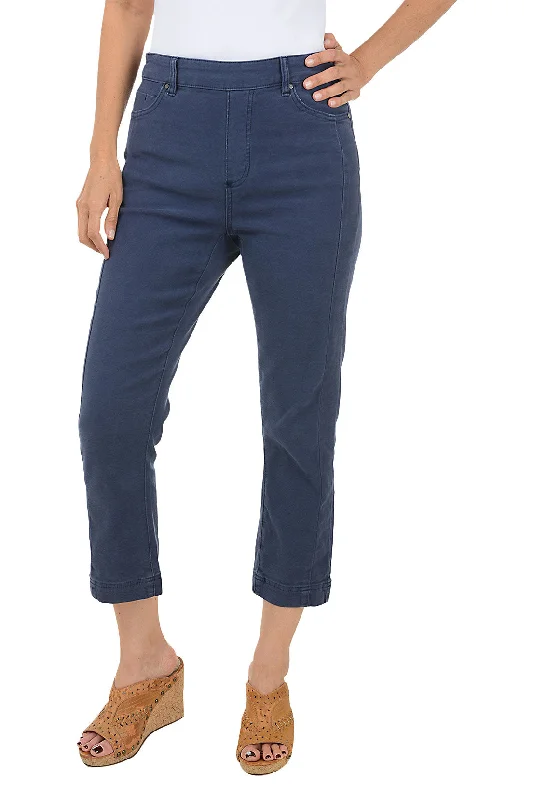 Women's Everyday Clothes Solid Color Pull-On Capri Pant