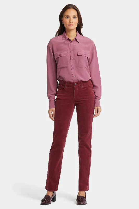 Women's Formal Clothes Marilyn Straight Pants - Cranberry Pie