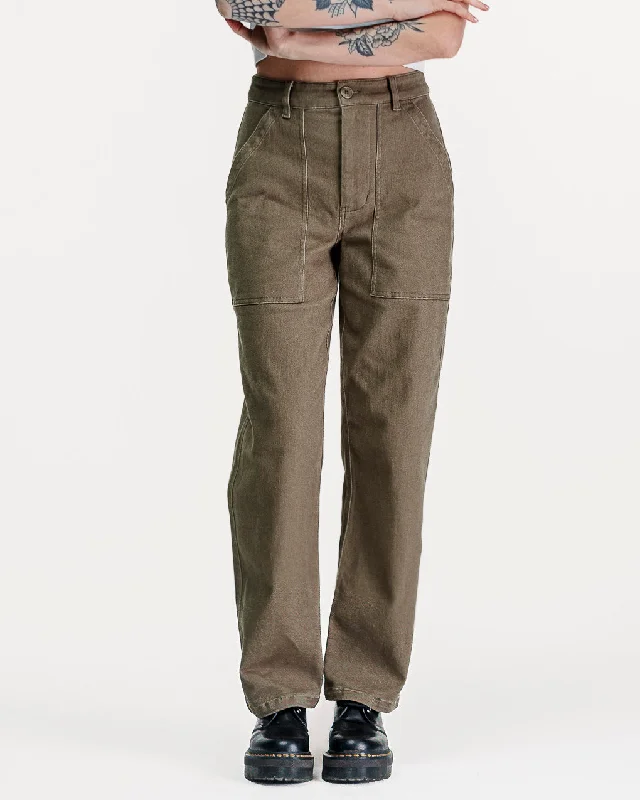 Women's Party Outfit 304 Service Fatigue Pants - Olive