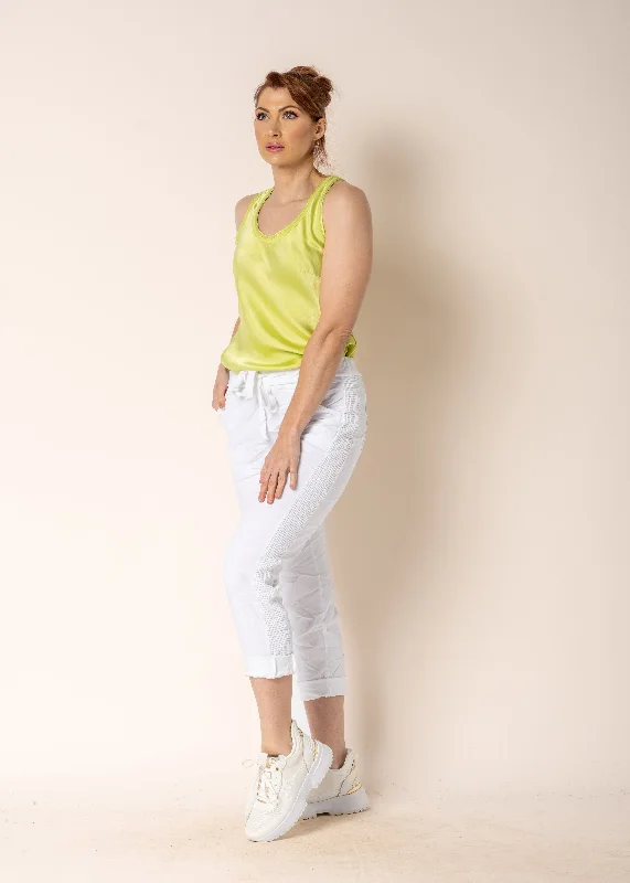 Women's Elegant Formal Outfit Miranda Pants in White