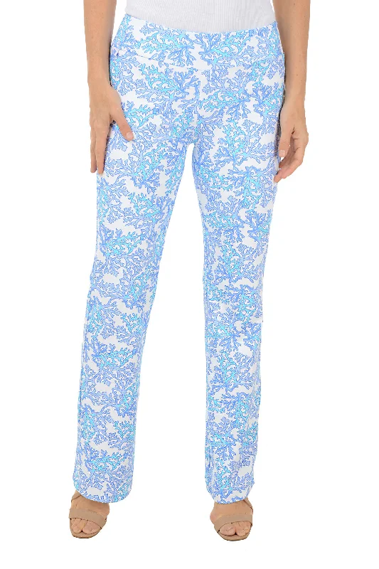 Women's Clothing With Trendy Designs Blue Coral UPF50+ UPF50+ Pull-On Pant