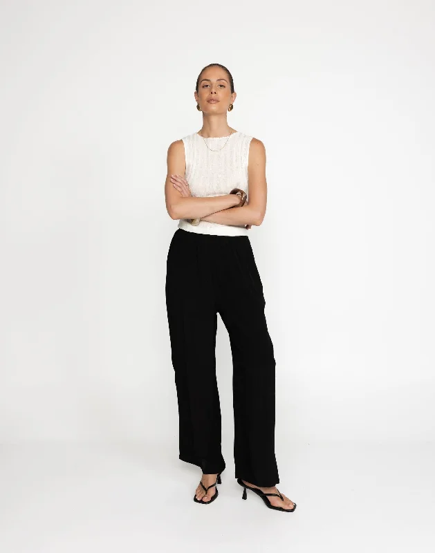 Affordable Trendy Clothes For Women Tatiana Pants (Black)