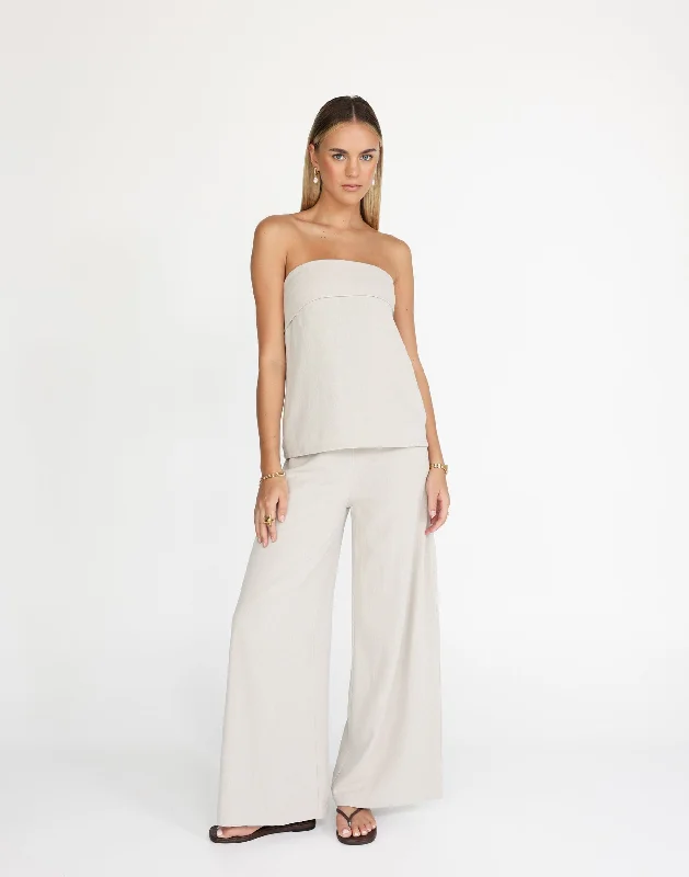 Women's Casual Apparel For Weekends Lisbeth Pants (Latte)