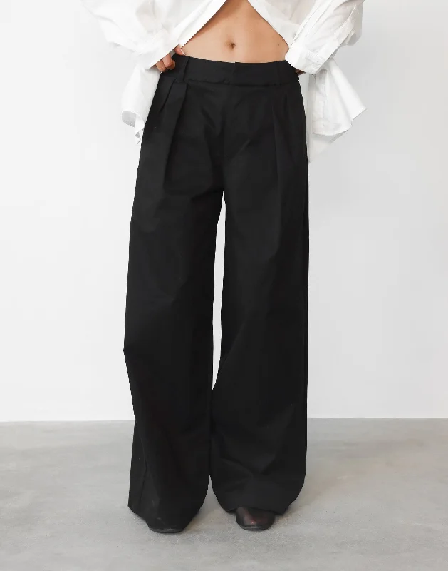 Women's Chic Outfit Joelle Pants (Black)