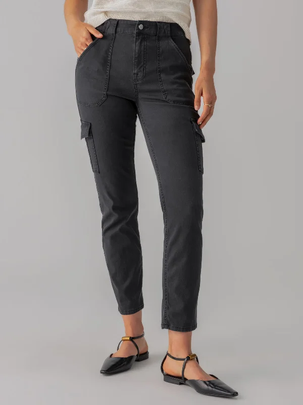 Women's Trendy Apparel Sculpted Hayden Slim Straight Standard Rise Pant Black