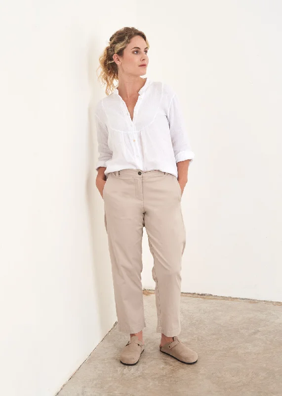 Women's Trendy Garments SAMMY TROUSER - OATMEAL