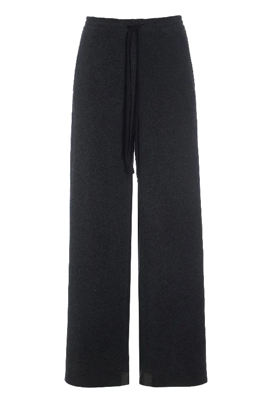 Women's Plus-Size Outfit FLARE TROUSERS - 2116 - SOFT BLACK