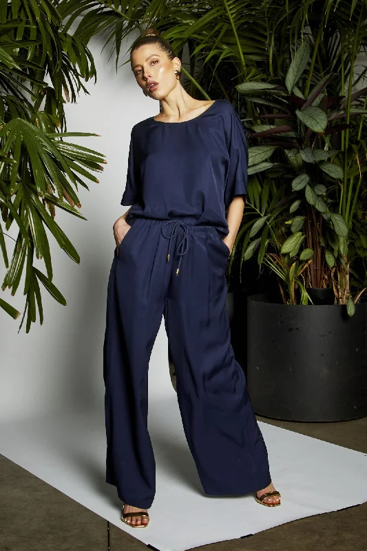 Women's Evening Outfit Fate Fusion Pant Navy